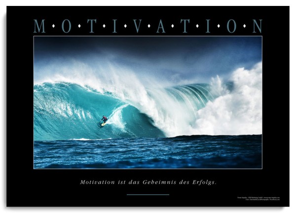 Acrylbild MOTIVATION – Motiv Bigwave Surfer