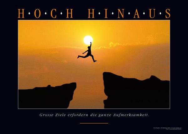 HOCH HINAUS Motivationsbild