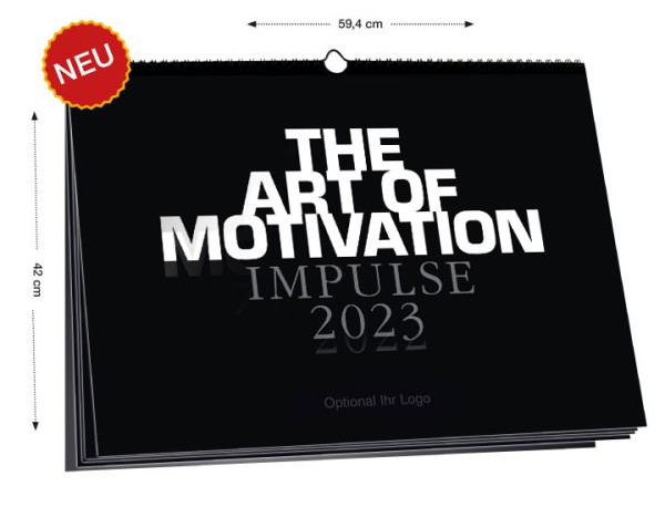Wandkalender IMPULSE 20223 Din A2 Black Edition